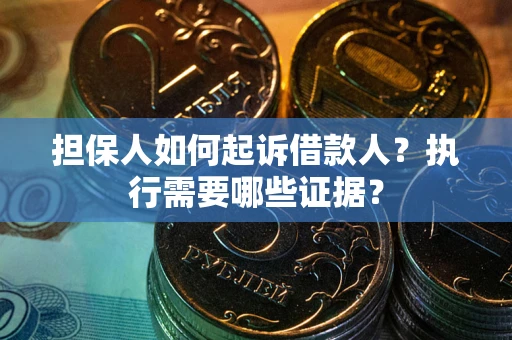 武汉担保人如何起诉借款人？执行需要哪些证据？