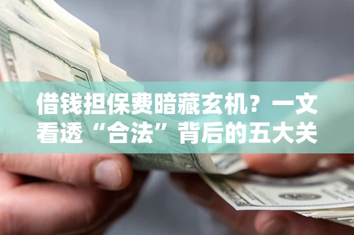 武汉借钱担保费暗藏玄机？一文看透“合法”背后的五大关键陷阱