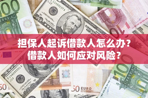 武汉担保人起诉借款人怎么办？借款人如何应对风险？