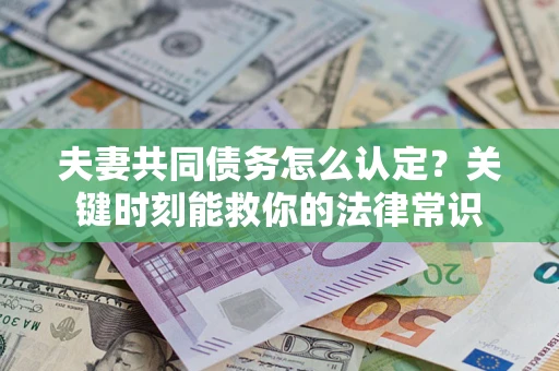 武汉夫妻共同债务怎么认定？关键时刻能救你的法律常识