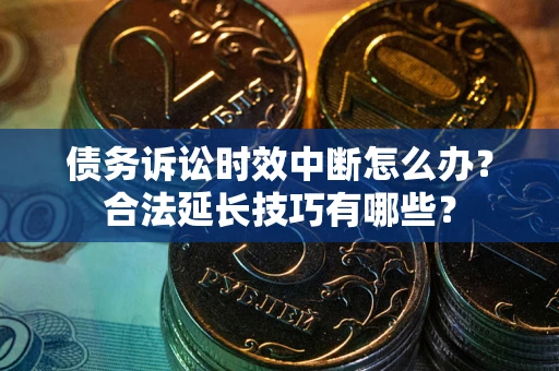 武汉债务诉讼时效中断怎么办？合法延长技巧有哪些？