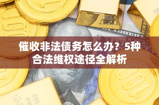 武汉催收非法债务怎么办？5种合法维权途径全解析