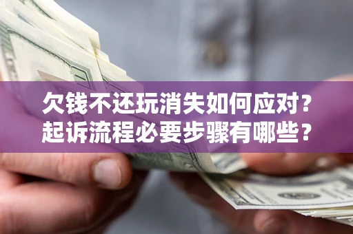 武汉欠钱不还玩消失如何应对？起诉流程必要步骤有哪些？